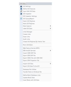 GIS 2017 GIS Data Menu
